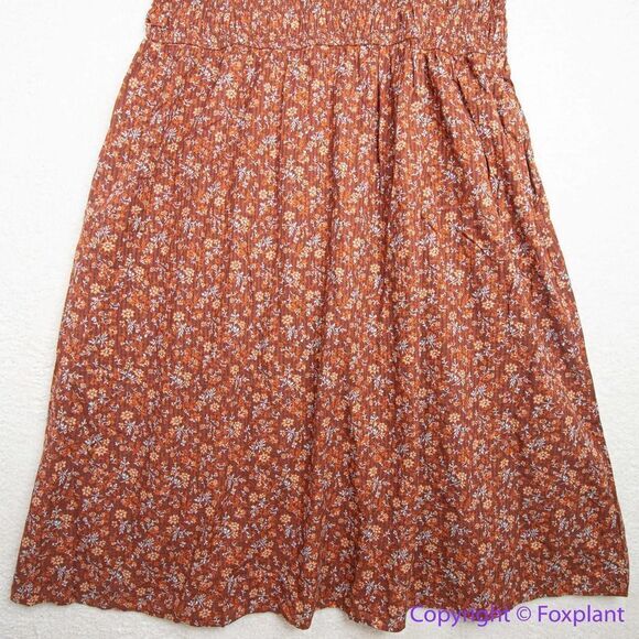 NEW Madewell Plus Harper Puff Sleeve Scoop Neck Lucie Midi Dress, 24W - Picture 5 of 16